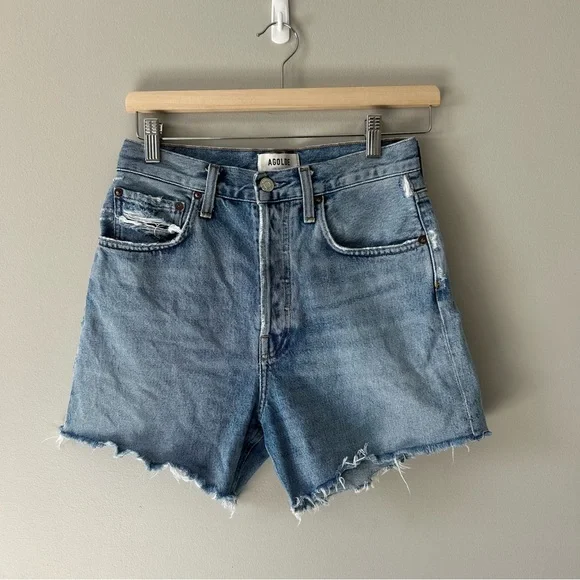 Agolde Riley Shorts Size 25 - Picture 2 of 12